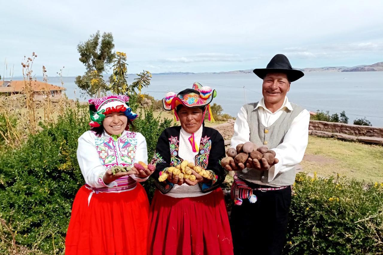 Hospedaje Rural La Florida En Llachon, Titicaca Пуно Екстер'єр фото
